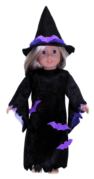 american girl doll witch costume