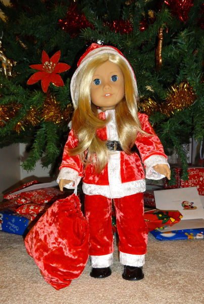 American Girl Doll Clothes Patterns Santa Suit